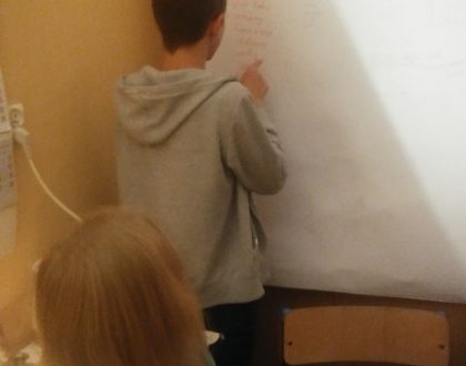 Zajęcia integracyjne gimnazjalistów z grupy 1 i 6